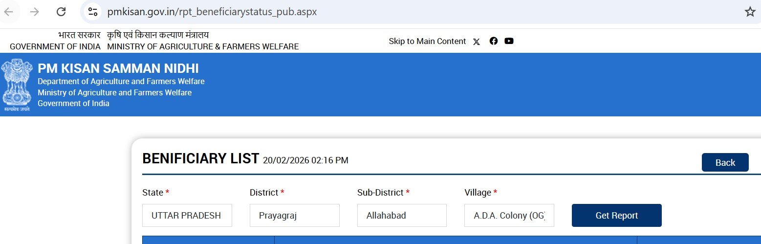 PM Kisan Yojana 22nd Installment: Missing Name in Beneficiary List May Delay ₹2,000 Payment; Here’s How to Check Status